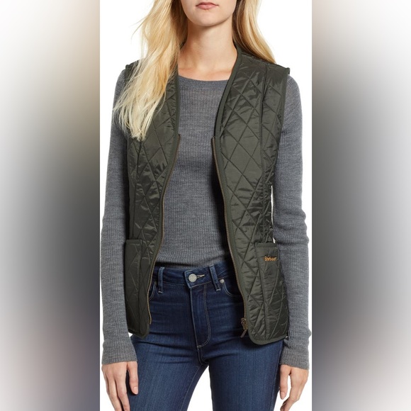 Barbour Jackets & Blazers - Barbour Fleece Lined Quilted Vest